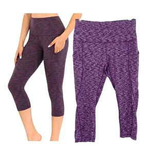 ODODOS Purple Space Dye Leggings
